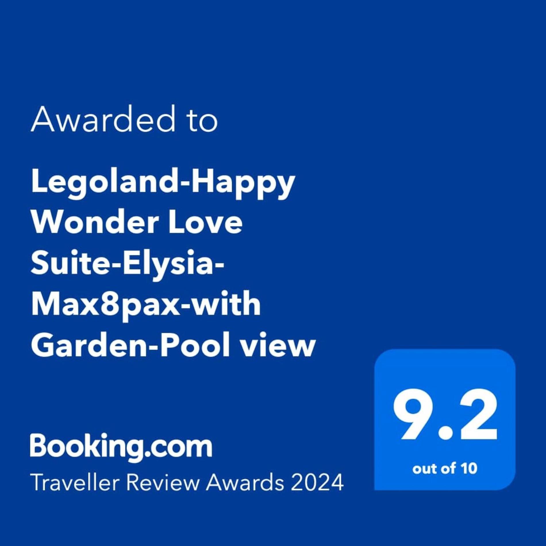 Legoland-Happy Wonder Love Suite-Elysia- Max8Pax-With Garden-Pool View Нусаджайя Экстерьер фото